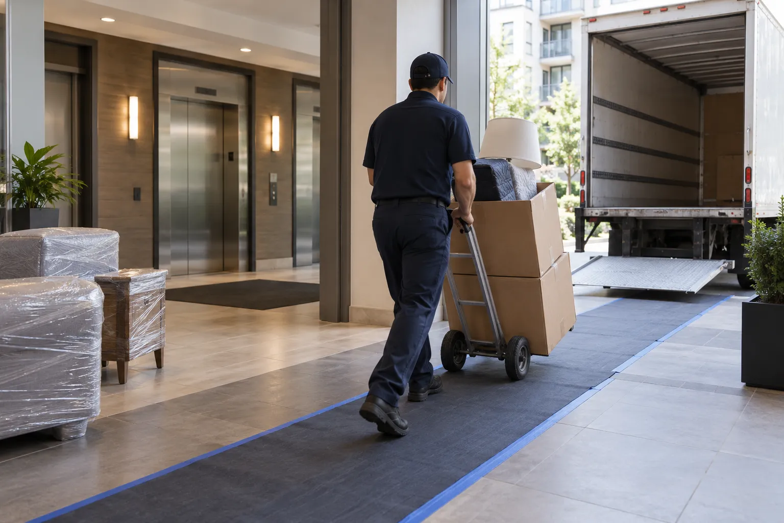 Rental Property Cleanout service scene